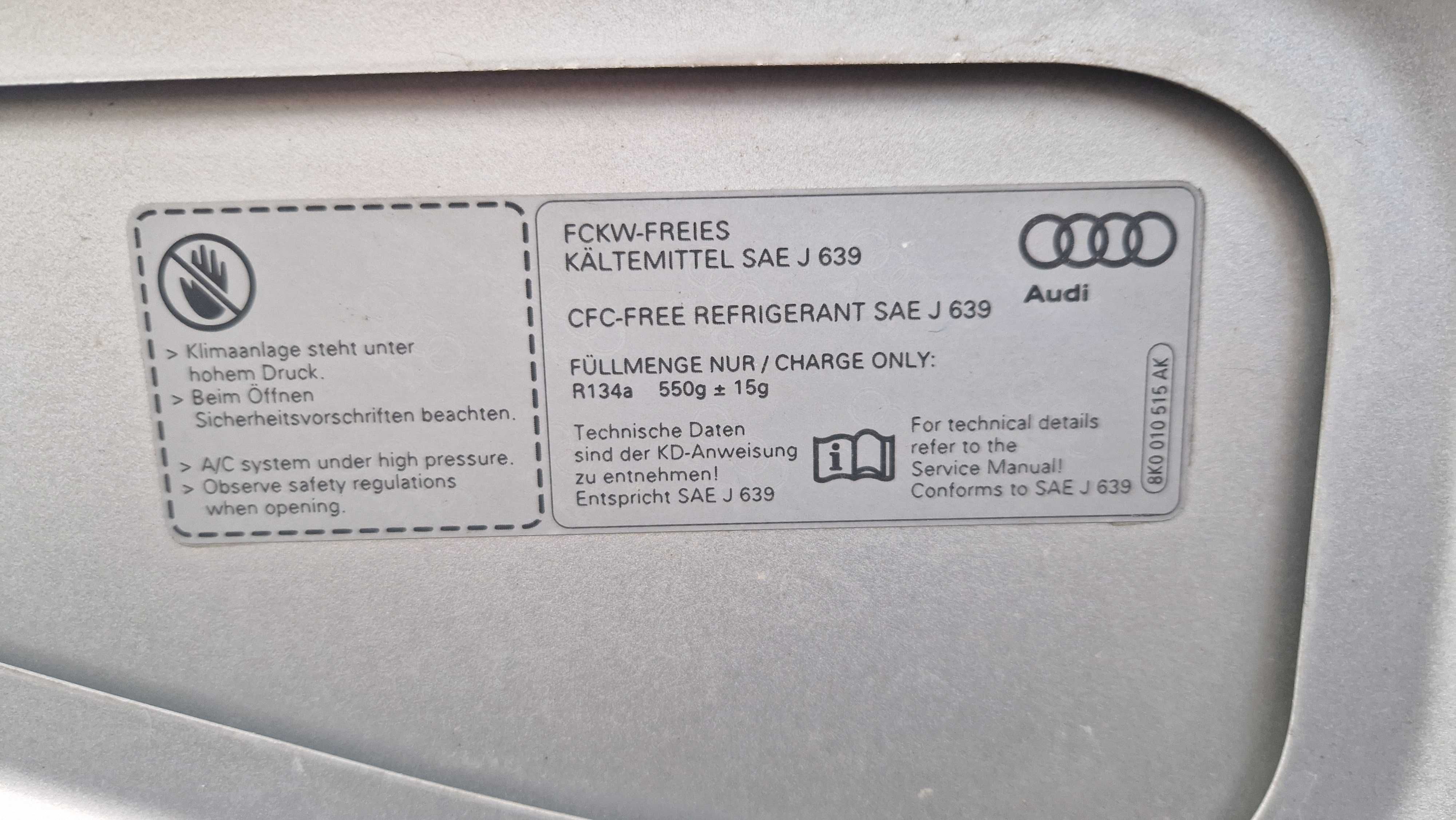 Capota Audi A4 B8 facelift (2012-2015)