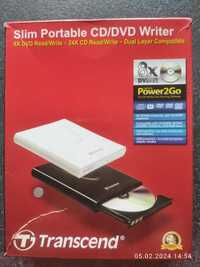 Внешний оптический привод Transcend  Slim Portable DVD Writer