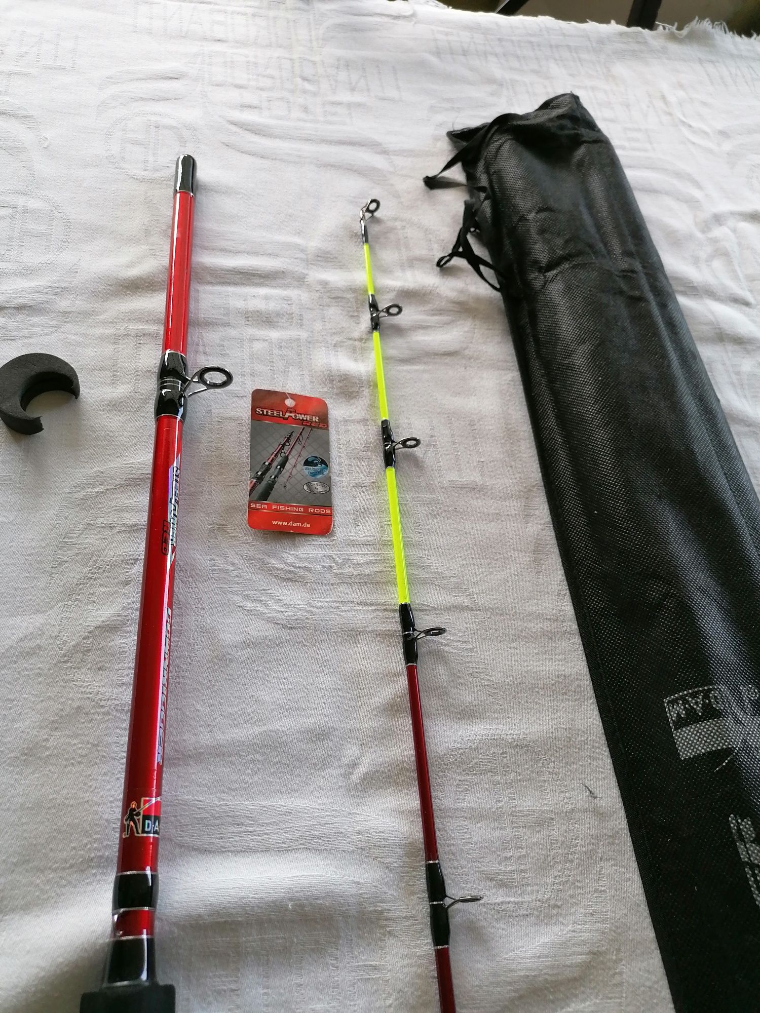 Lanseta barca Dam Steelpower Downrigger 2,10 m/12-25 Lb