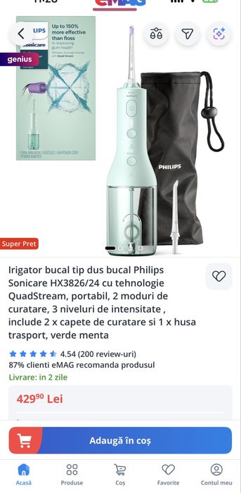 Irigator bucal Philips Sonicare Power Flosser