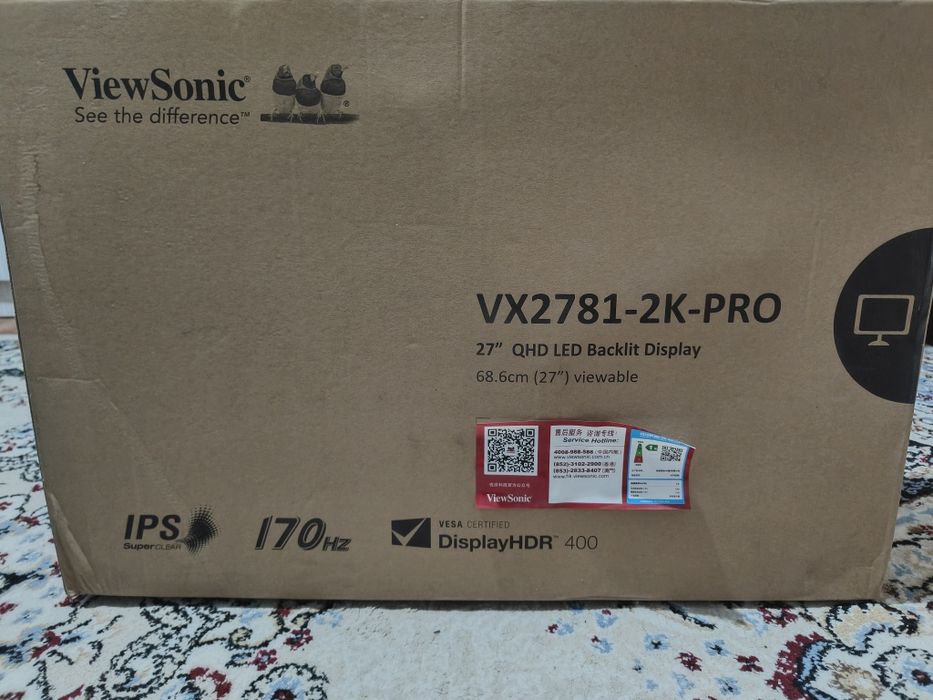 Монитор 27 диагональ 2к разрешение ips 170hz