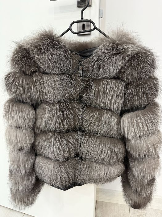 Кожено яке естествен косъм