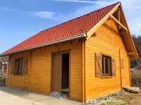 Confecționez case pe structură metalică și cabane din lemn