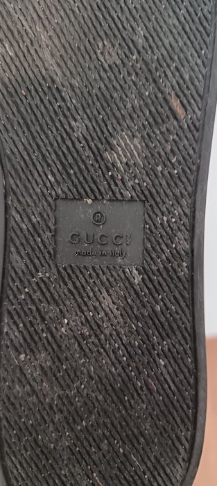 Gucci authentic Leather fur boots