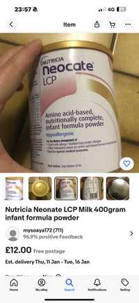 Vând lapte neocate LCP proveniență UK 3*125