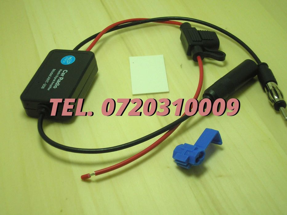 Amplificator Semnal Antena Radio Auto Camioane Etc Fm 12v