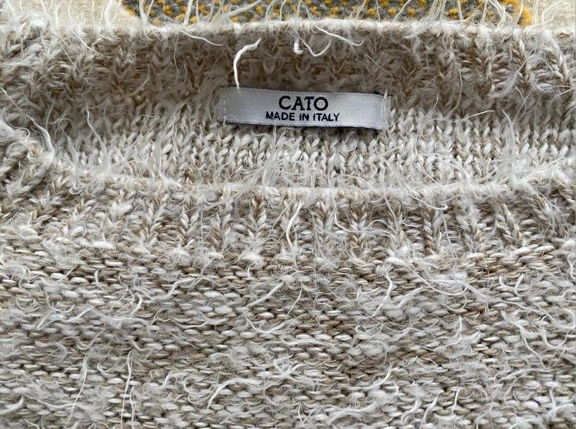 Vand bluza groasa cato crem XS