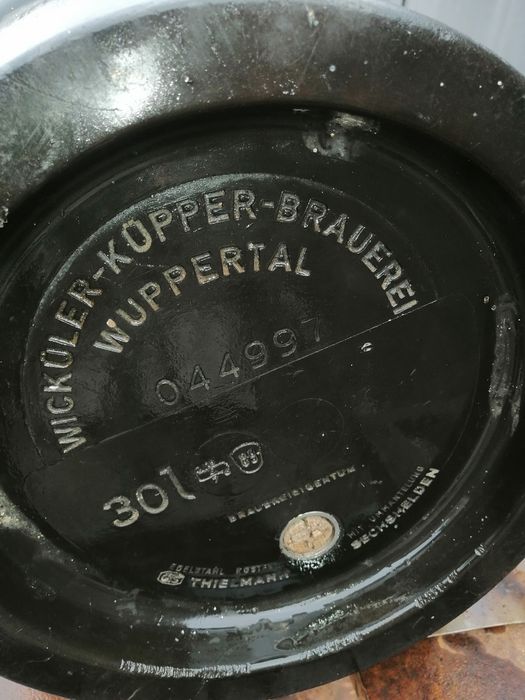 Butoi inox 30 l curat