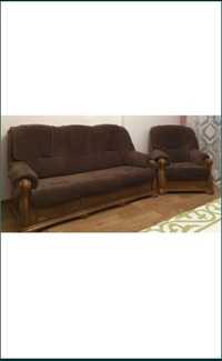 Продаю элитный раскладной диван с двумя креслами, Беларуссия