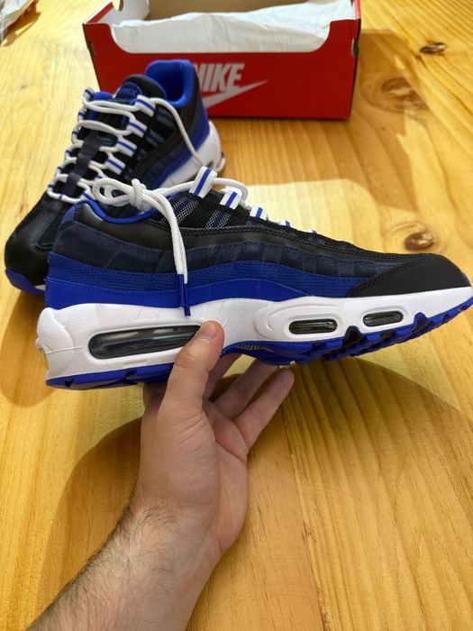 Nike Air Max 95 Black/ White-Tm Royal-Deep Royal Blue