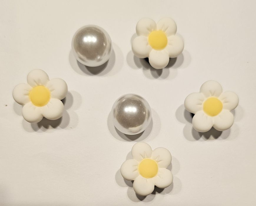 Set jibbitz flori si perle