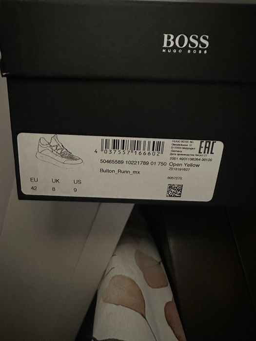 Sneakers Hugo Boss Bolton Runn mx, marimea 42, noi in cutie.