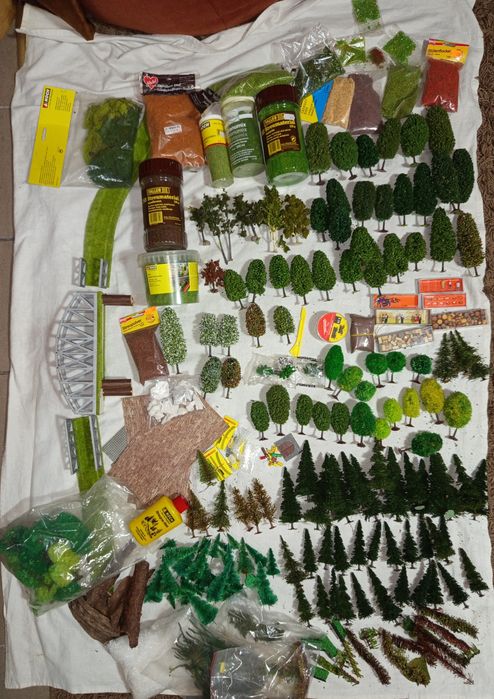 Set mare accesorii diorama Noch Faller BuschHO trenulețe