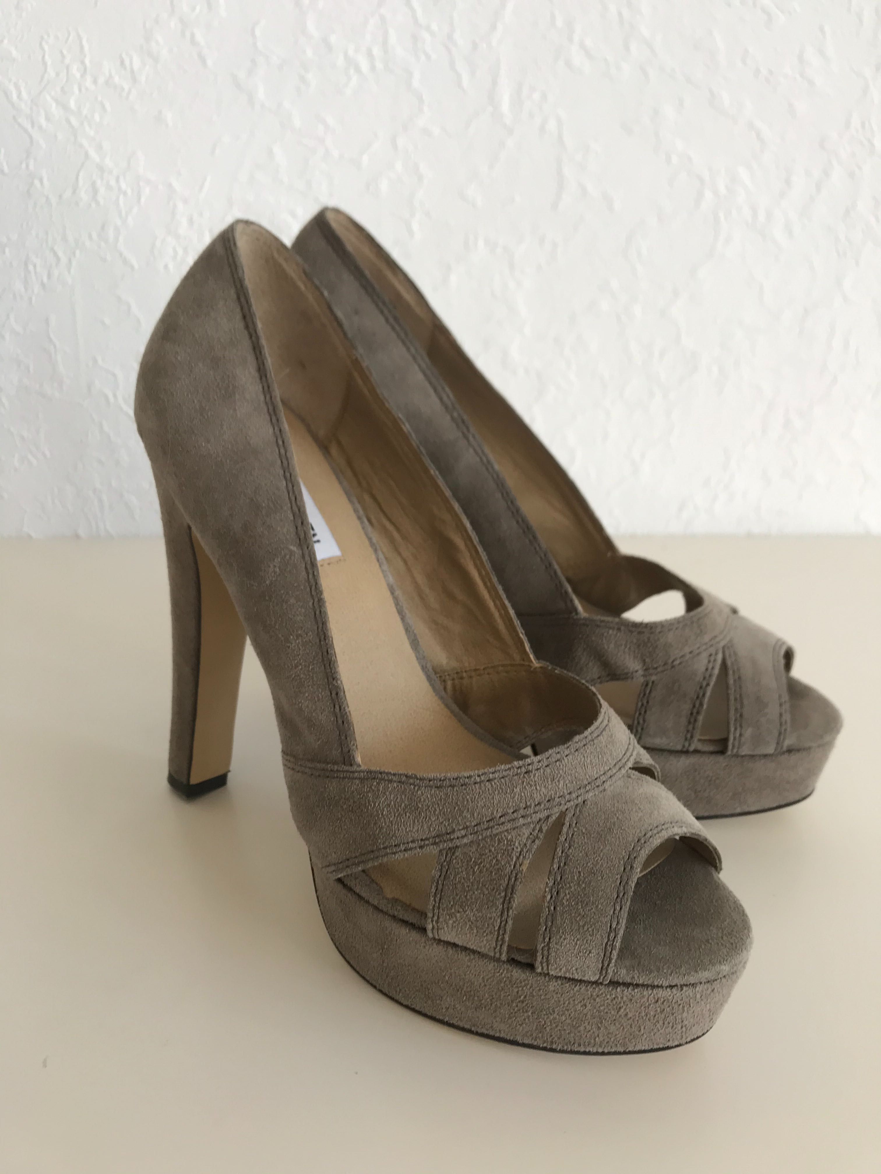 Pantofi ,  High heels Steve Maden, piele intoarsa, noi, 39