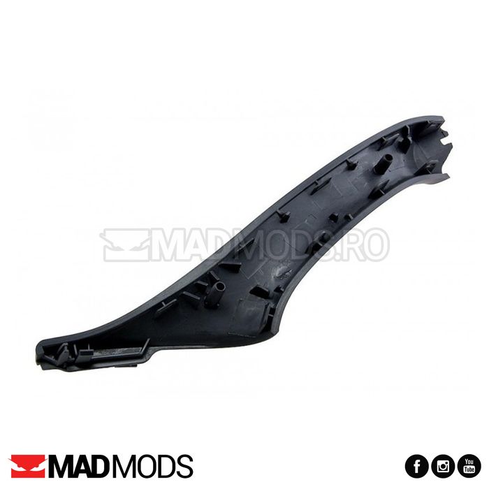 Set 4 manere interior portiere BMW Seria 5 F10 F11, Negre Crem Maro
