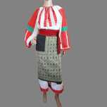 Costum popular autentic vechi lucrat manual masura M