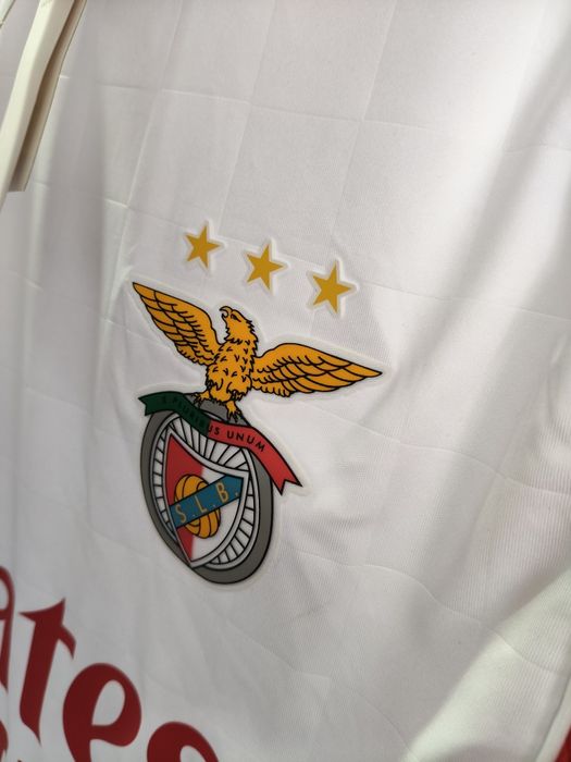 Tricou Benfica Lisabona Away Alb Adidas NOU Mărimea M Sezon 25/26