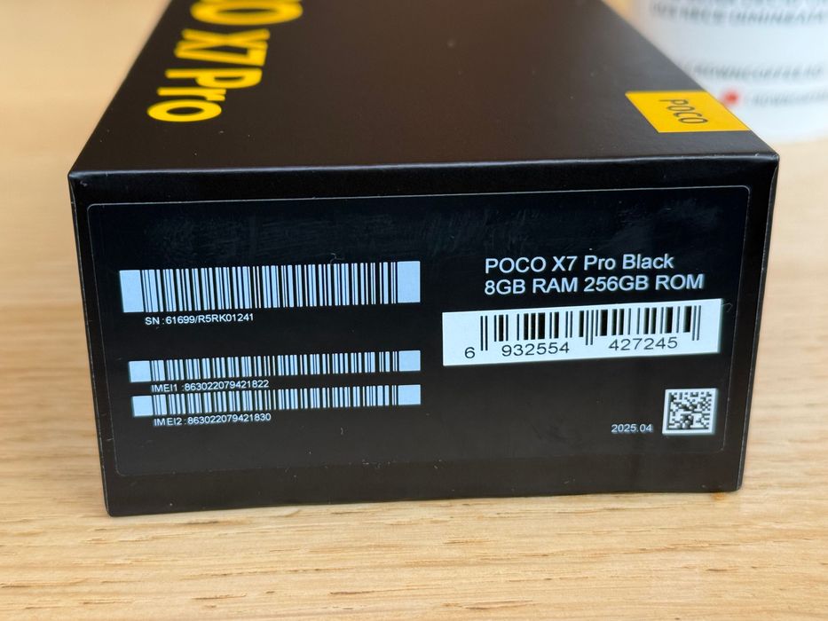 Poco X7 Pro Black 256GB