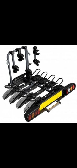 Suport Peruzzo 4 biciclete cu prindere pe carlig, ca nou