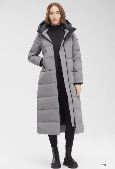 Зимняя длинная парка (пуховик)