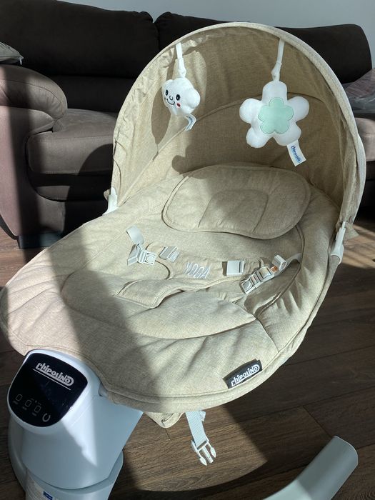 CHIPOLINO Електрическа бебешка люлка - шезлонг ЙОГА ЛАТЕ