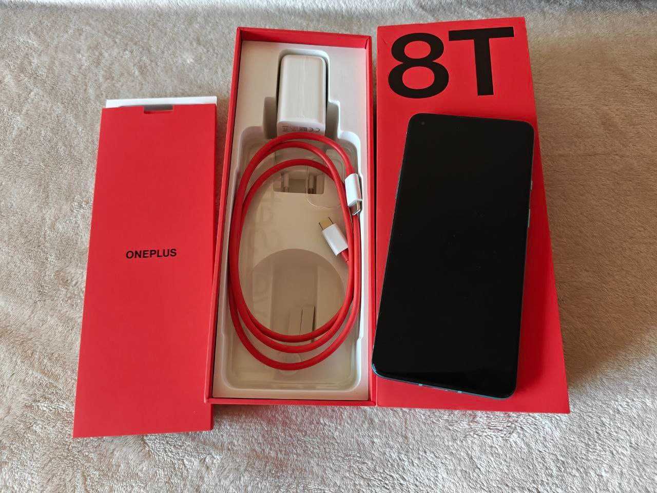 Smartphone OnePlus 8T Dual SIM, 128GB/8GB, 5G, Aquamarine Green ca nou