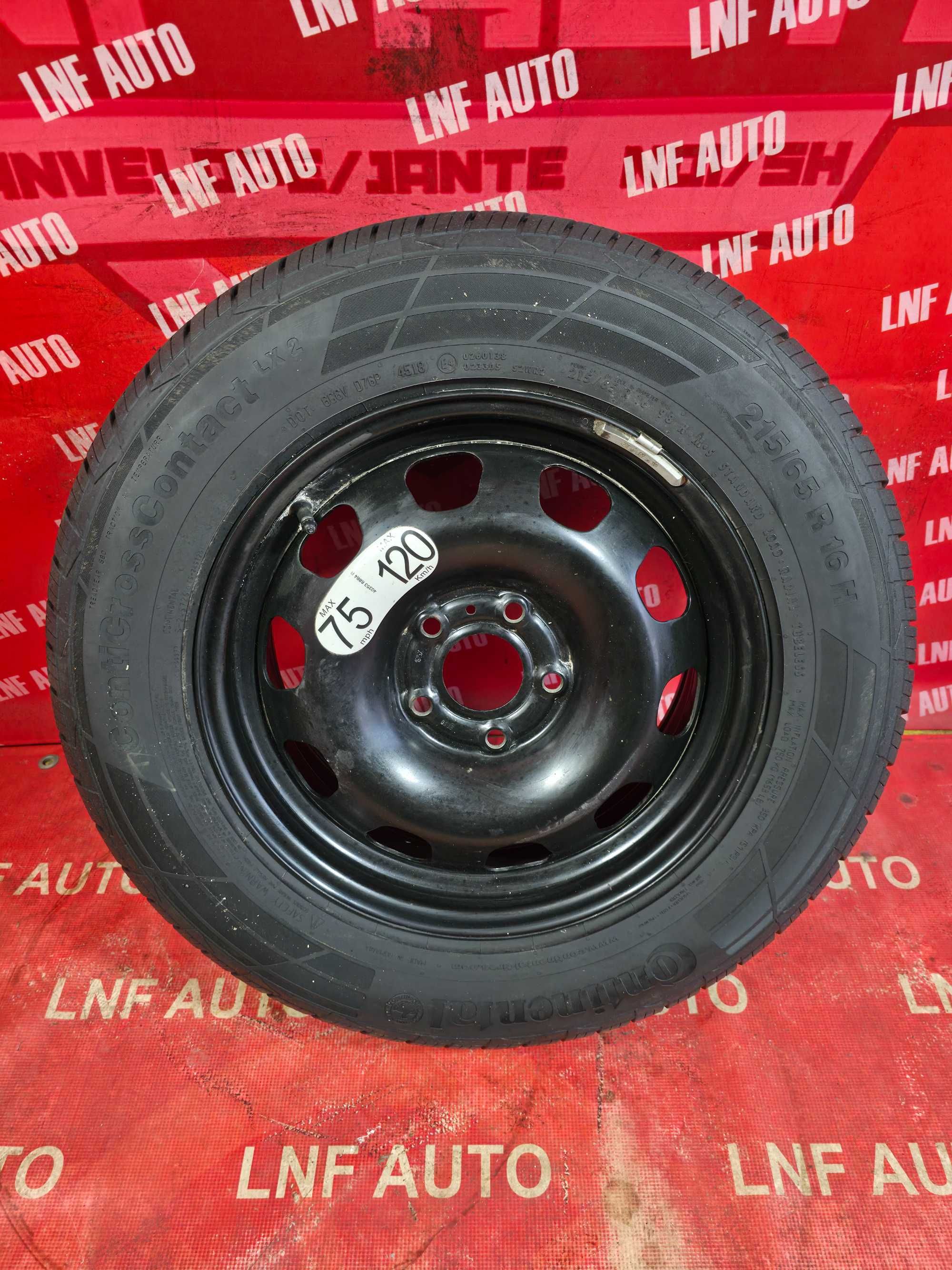 Roata de Rezerva 5x114.3 16'' 215/65/16 - OEM DACIA DUSTER - CA NOUA !