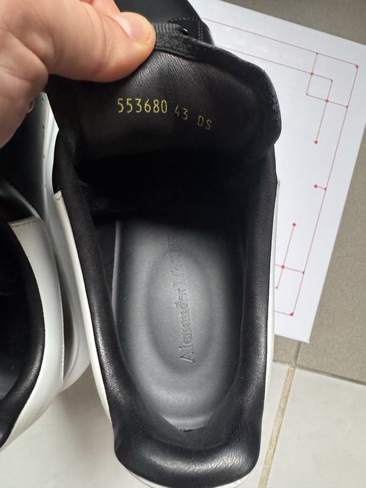 Pantofi Alexander McQuuen Oversized Sneakers- Noi, Ambalaj Complet