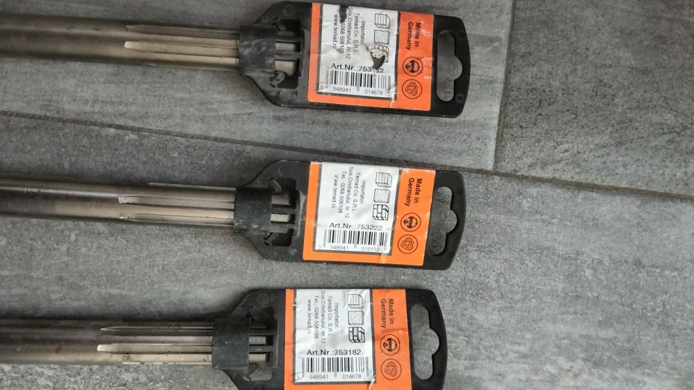 Vând 3 Burghie SDS Max