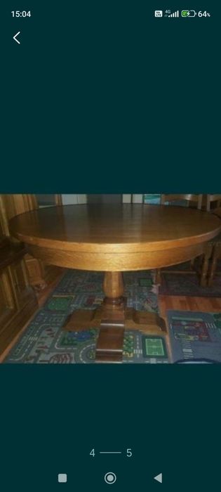 masa lemn masiv cu scaune