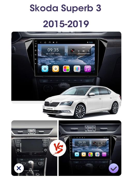 Navigatie Skoda Superb 3 ( 2015 + ) Garantie Camera Marsarier Noua
