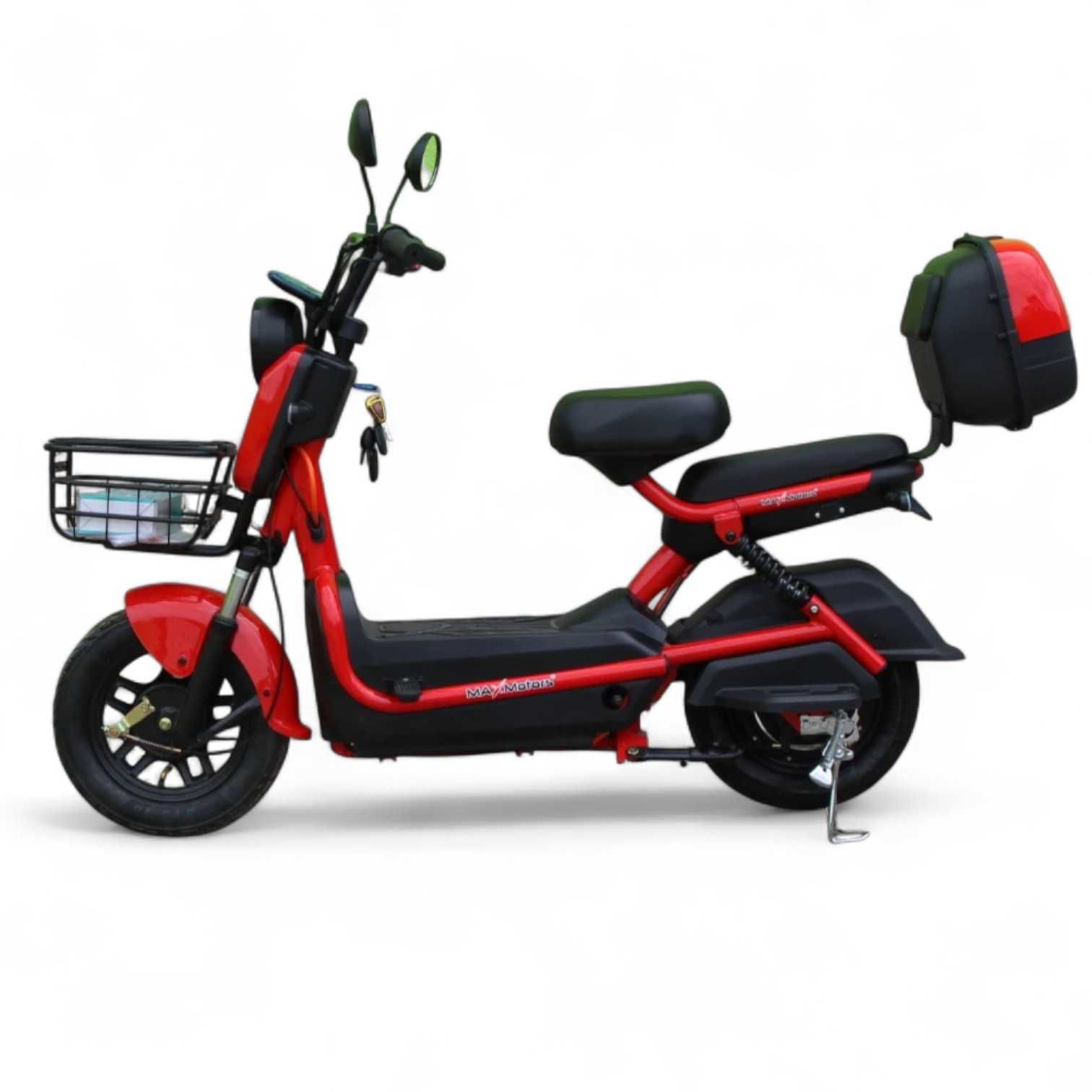 Електрически мотопед MaxElectric SG 750W/48V/15Ah  - Red