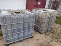 2 buc cub IBC, bidon 1000 L 300 ron amandoua, URGENT !!!