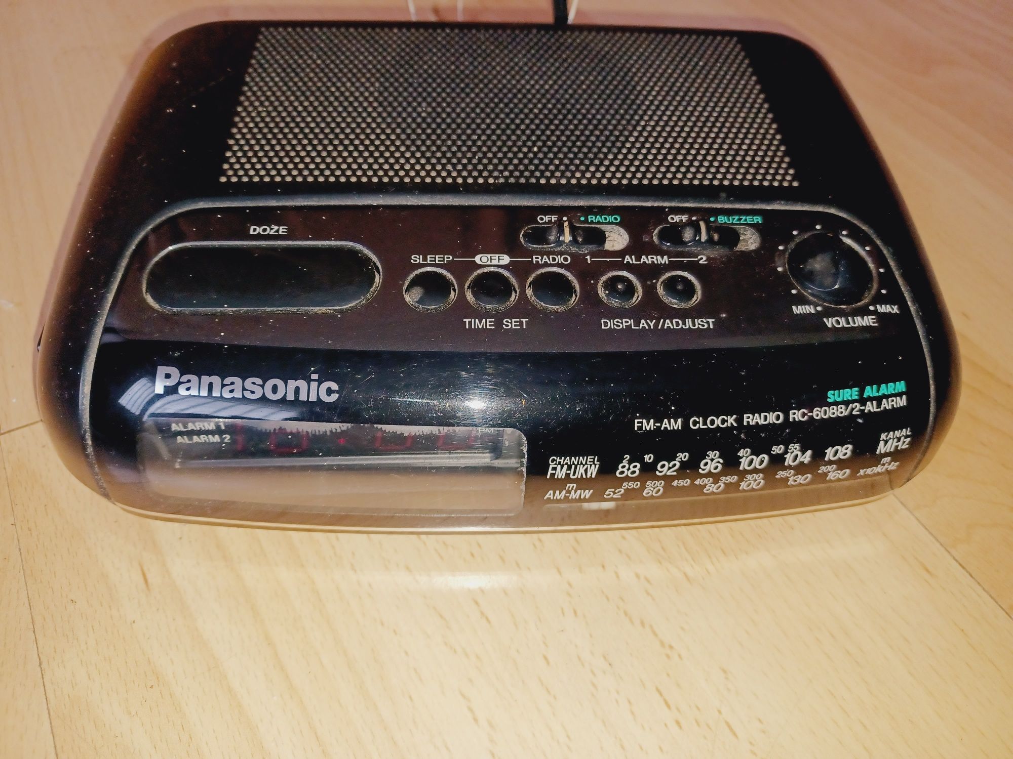 Панасоник Panasonic  Радио Будилник Часовник