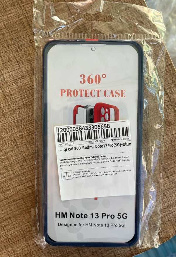Цветен капак и комплект фолио за екран за Xiaomi Redmi Note 13 Pro 5G