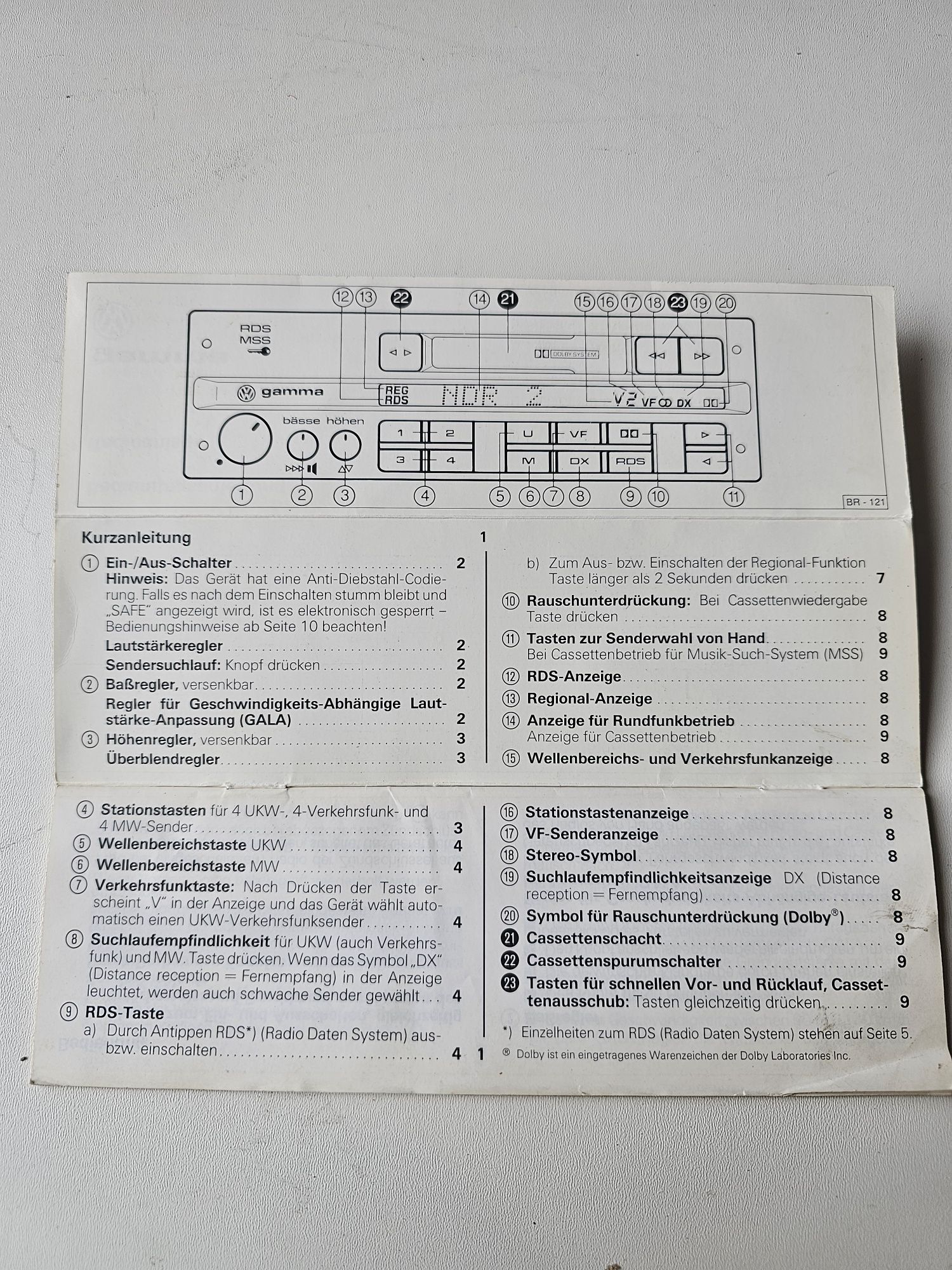 Manual utilizare original casetofon Volkswagen Gamma III

Stare buna