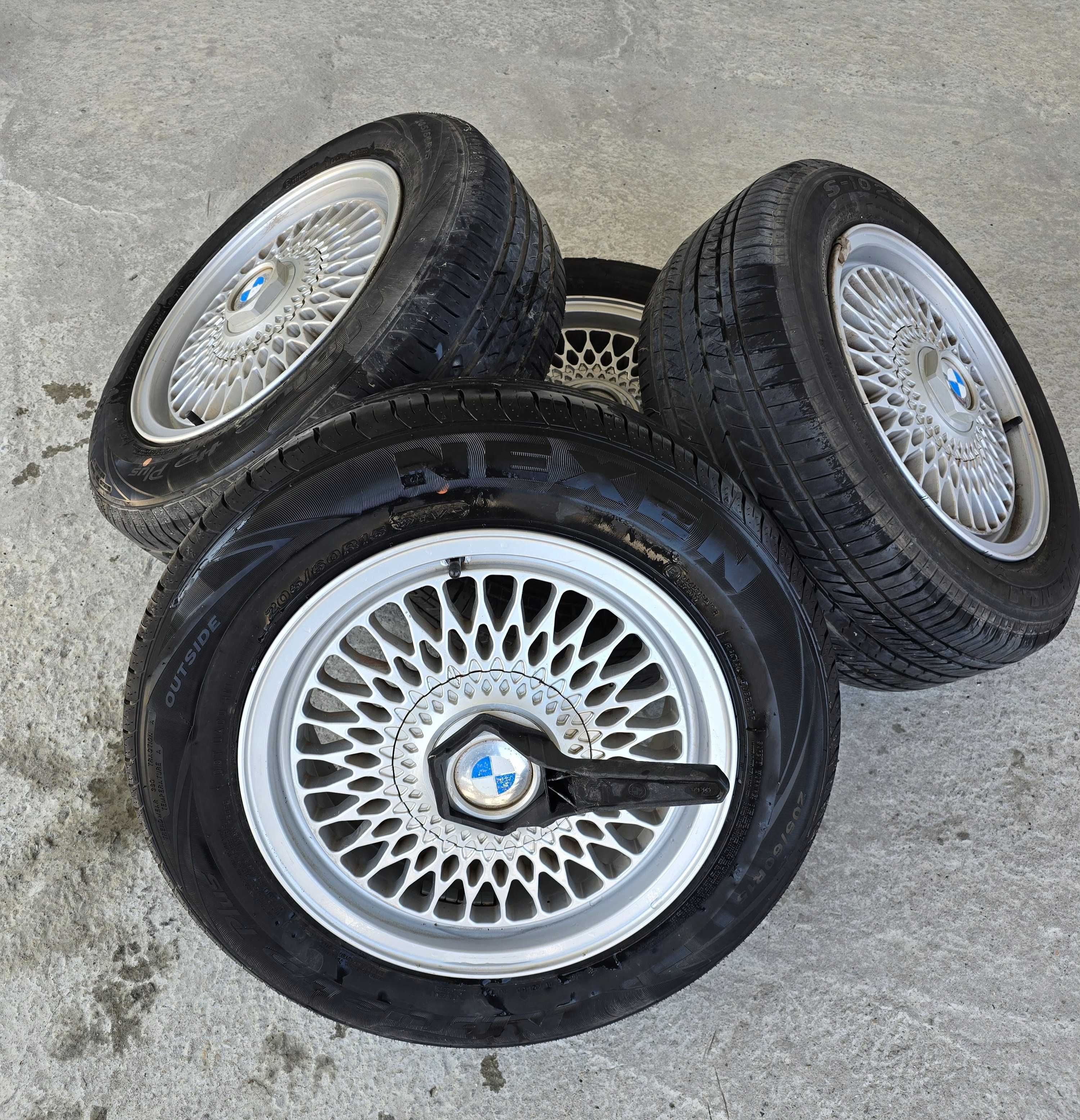 Оригинални Алуминиеви джанти с гуми 5×120 /15"/205.60.15 (Е36)