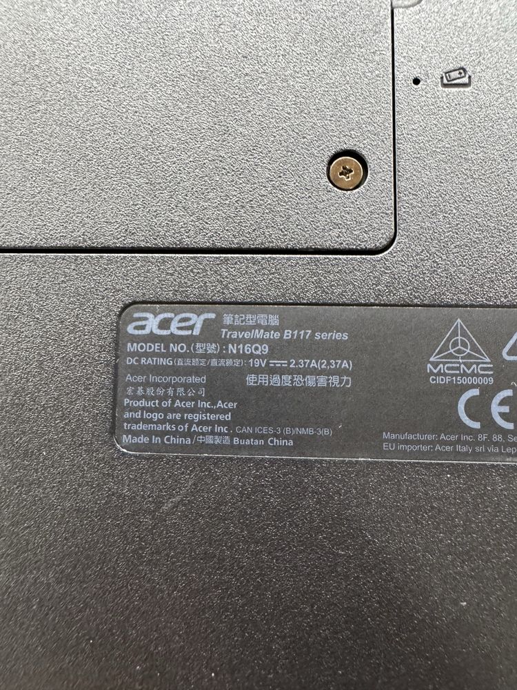 Лаптоп Ноутбук Acer TravelMate B117 11.6 инча