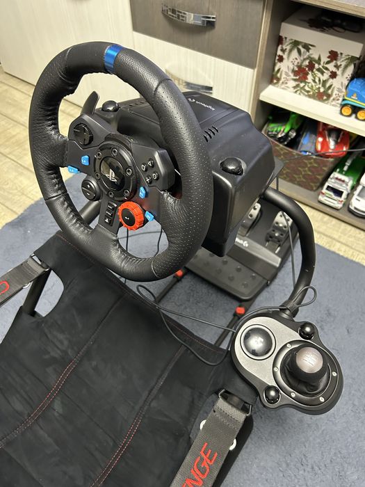 Vand volan logitech g29 + schimbator+scaun playseat
