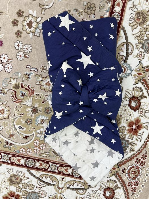 Конверт на выписку темно синий двусторонний