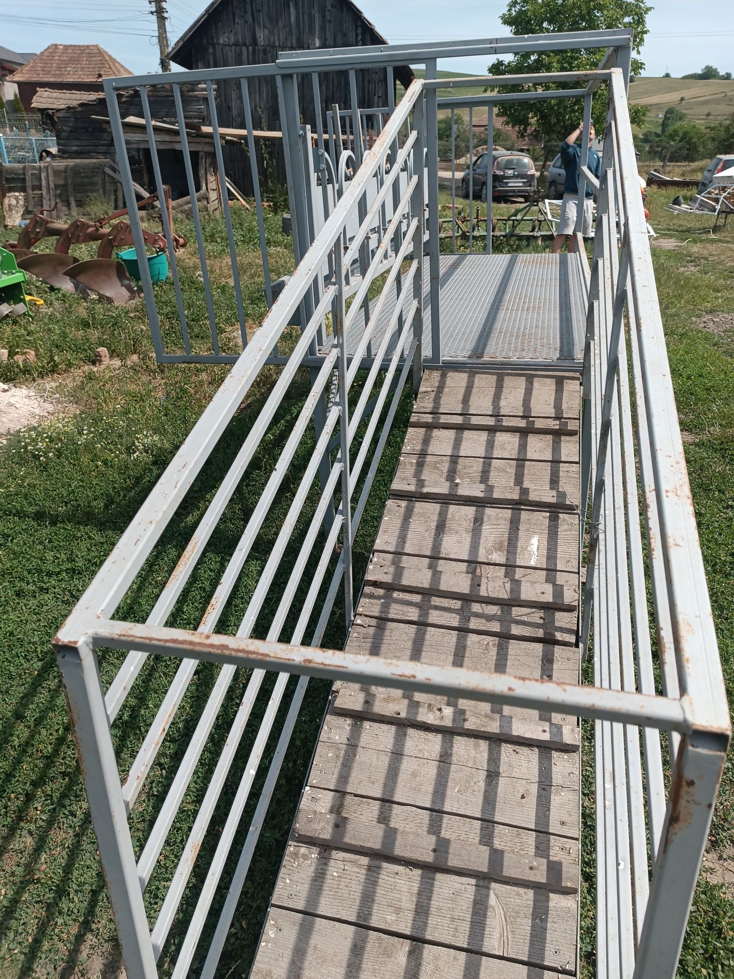 Stand de muls oi și capre cu 6 posturi