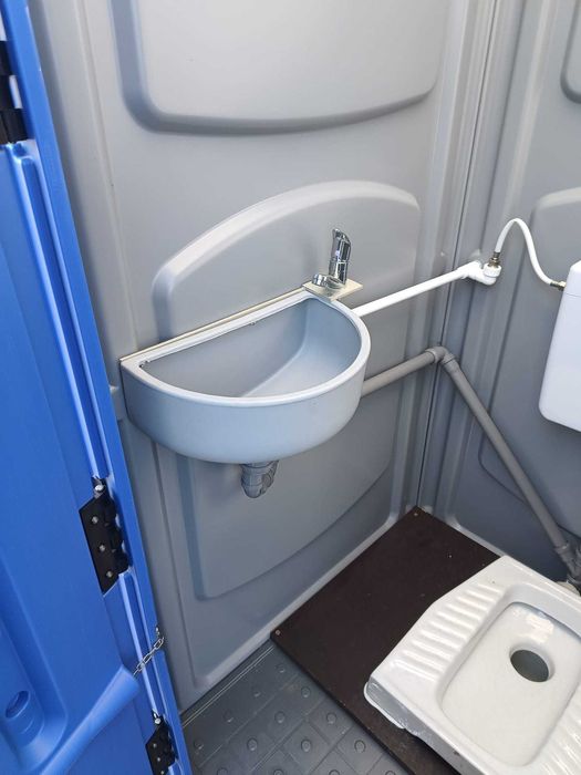 Toaletă Ecologică Racordabilă ATHENA cu Vas Turcesc cu lavoar Compact