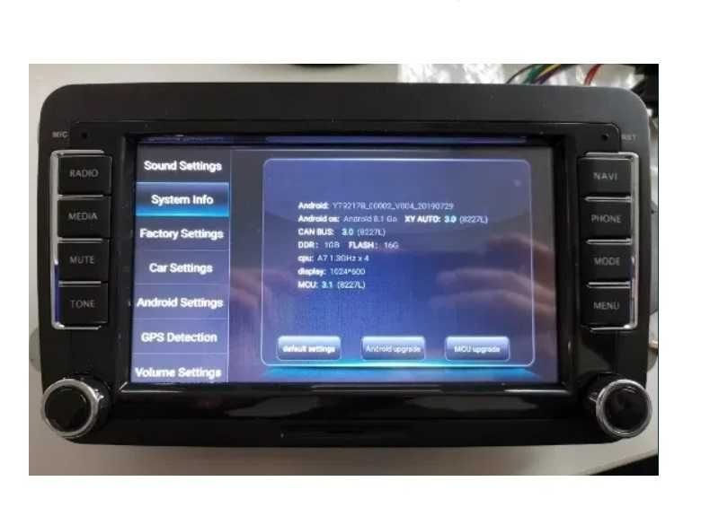 Navigatie VW Skoda Seat dedicata, Android 11, 7 inch, 64+ 2GB RAM