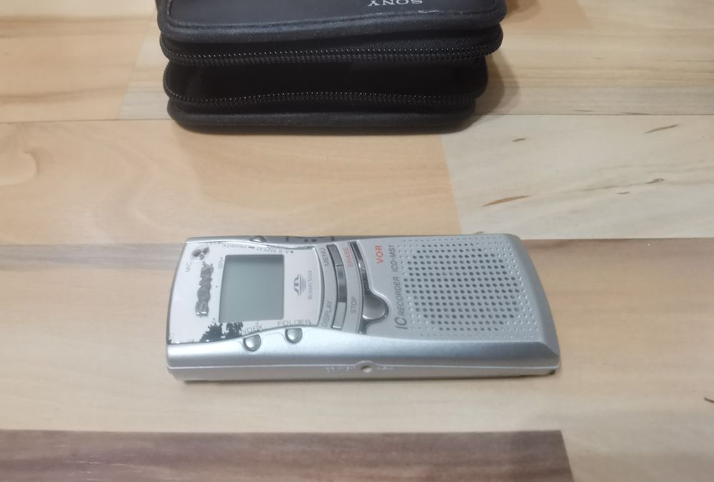 Reportofon profesional Sony ICD-MS1 voice recorder made in Japan