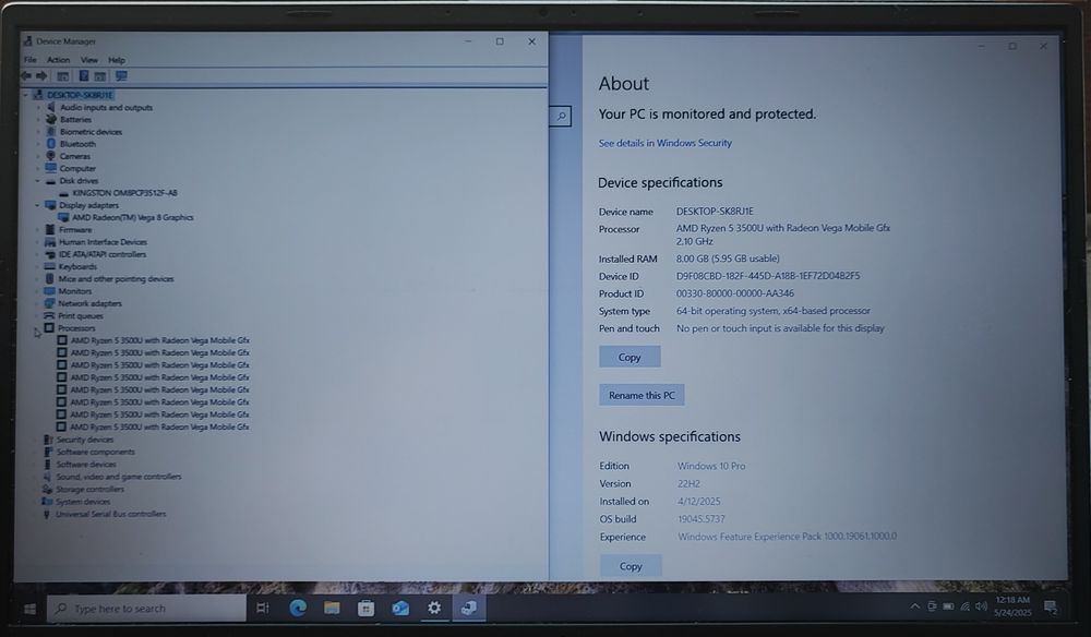 Dezmembrez sau vand Asus X512DA Ryzen 5 3500 8GB SSD512gb !