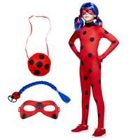 Costum pentru copii Miraculous Ladybug, 5-7 ani, accesorii incluse