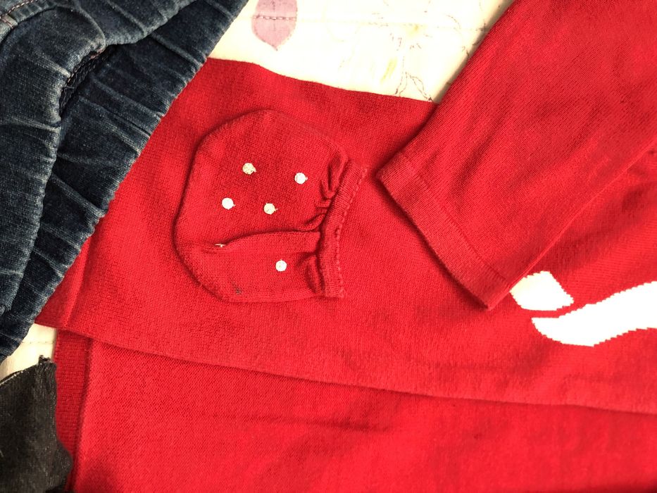 Дрехи за момиче полички и жилетки 4-5г , 104-110 см