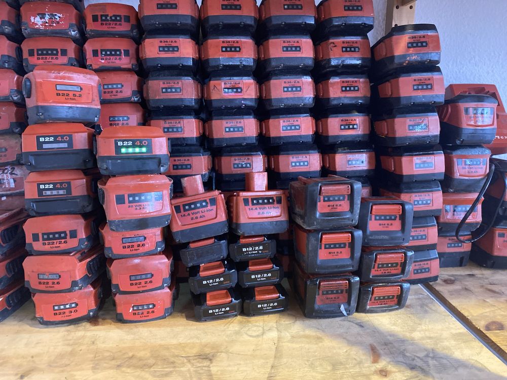 Hilti baterii diferite modele
