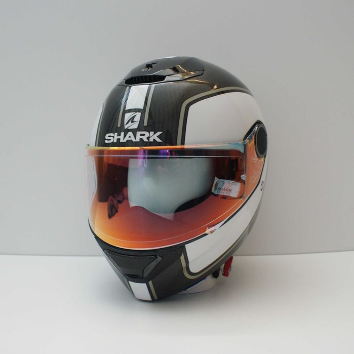 Каска за мотор SHARK SPARTAN Carbon Priona White размер S