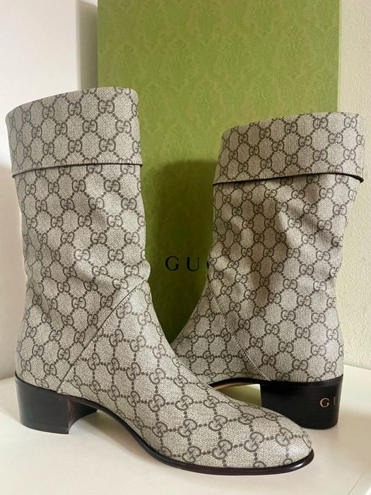 ПРОМО:GUCCI western boots unisex ,Original